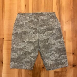 NOBULL Gray Urban Camouflage Bike Shorts